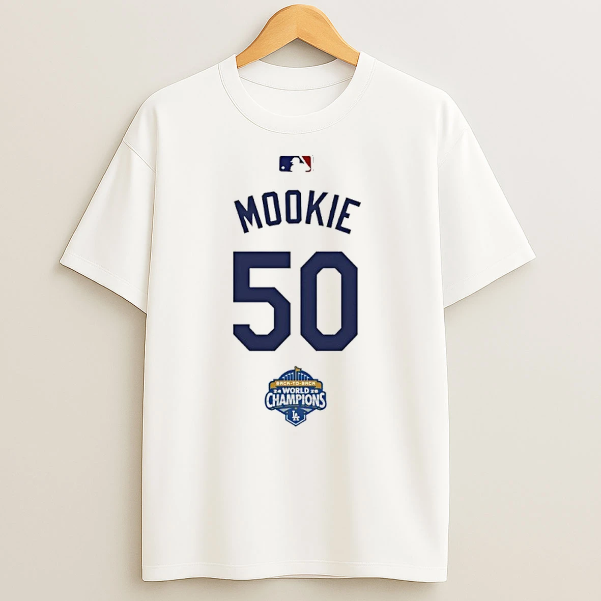 Mookie 50 Back To Back Champs World Champions T Shirt