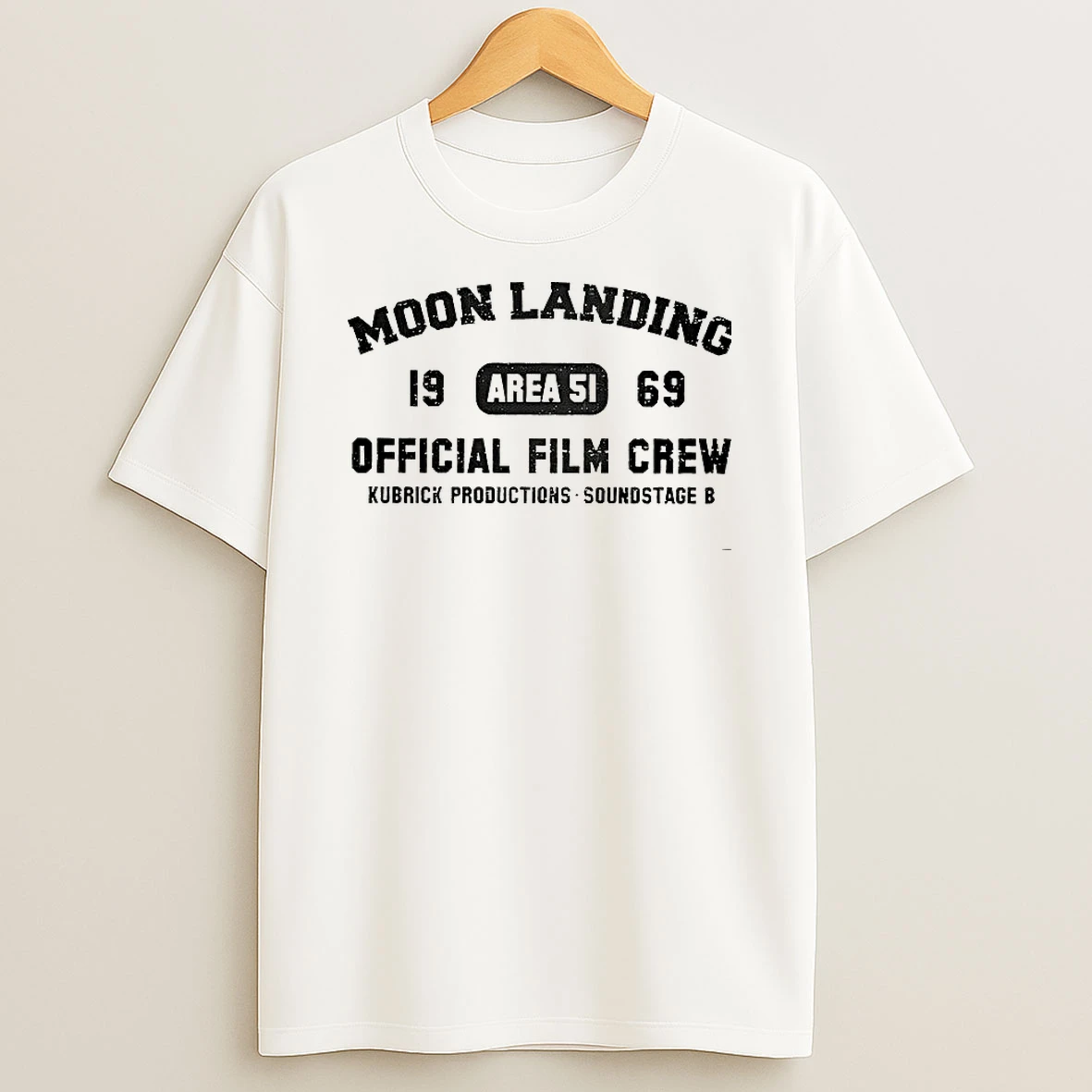 Moon Landing Film Crew Area 51 1969 T Shirt