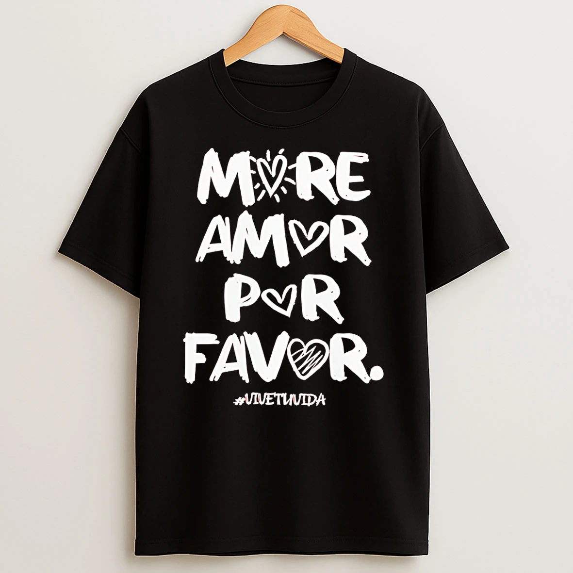 More Amor Por Favor Heart T Shirt
