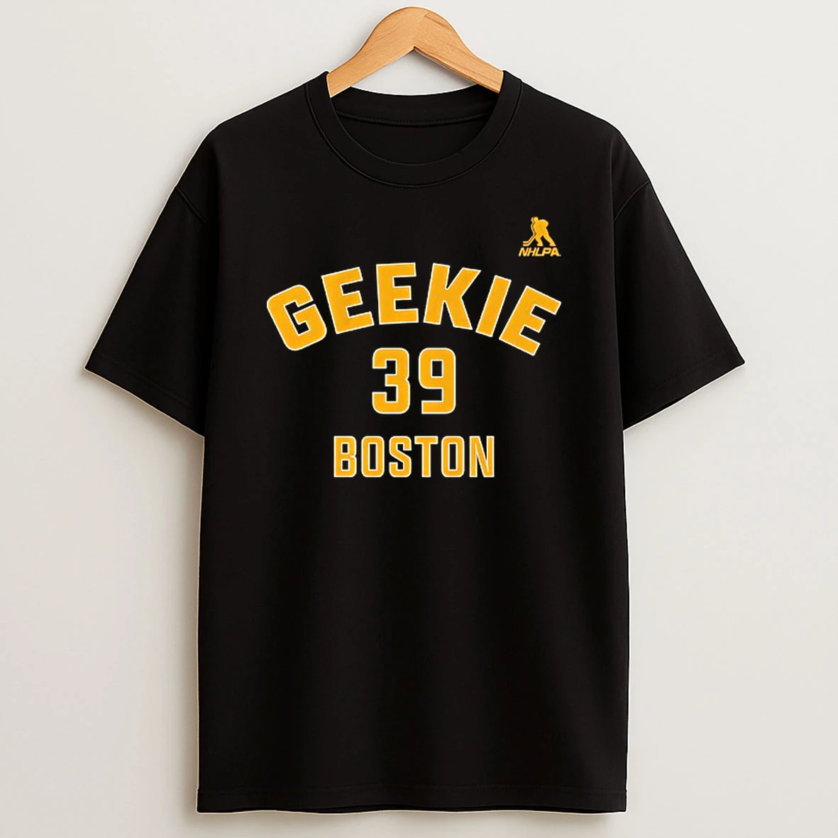 Morgan Geekie 39 Boston Bruins Hockey Name And Number T Shirt