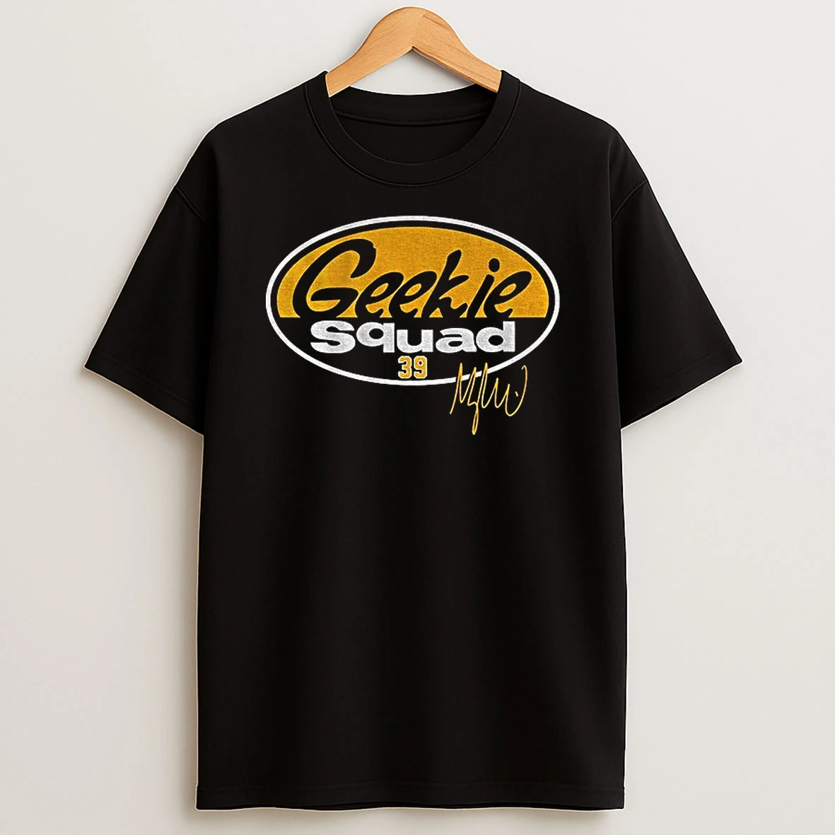 Morgan Geekie Squad Boston Bruins Nhl Hockey 2025 Signature T Shirt