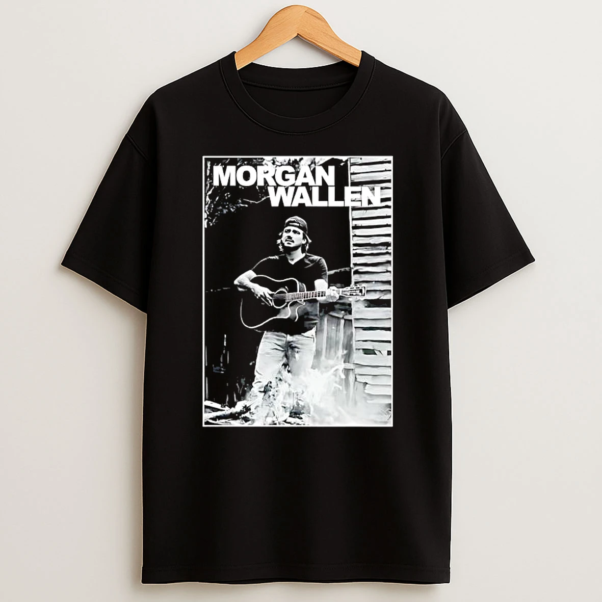 Morgan Wallen Guitar Photo Graphic T Shirt
