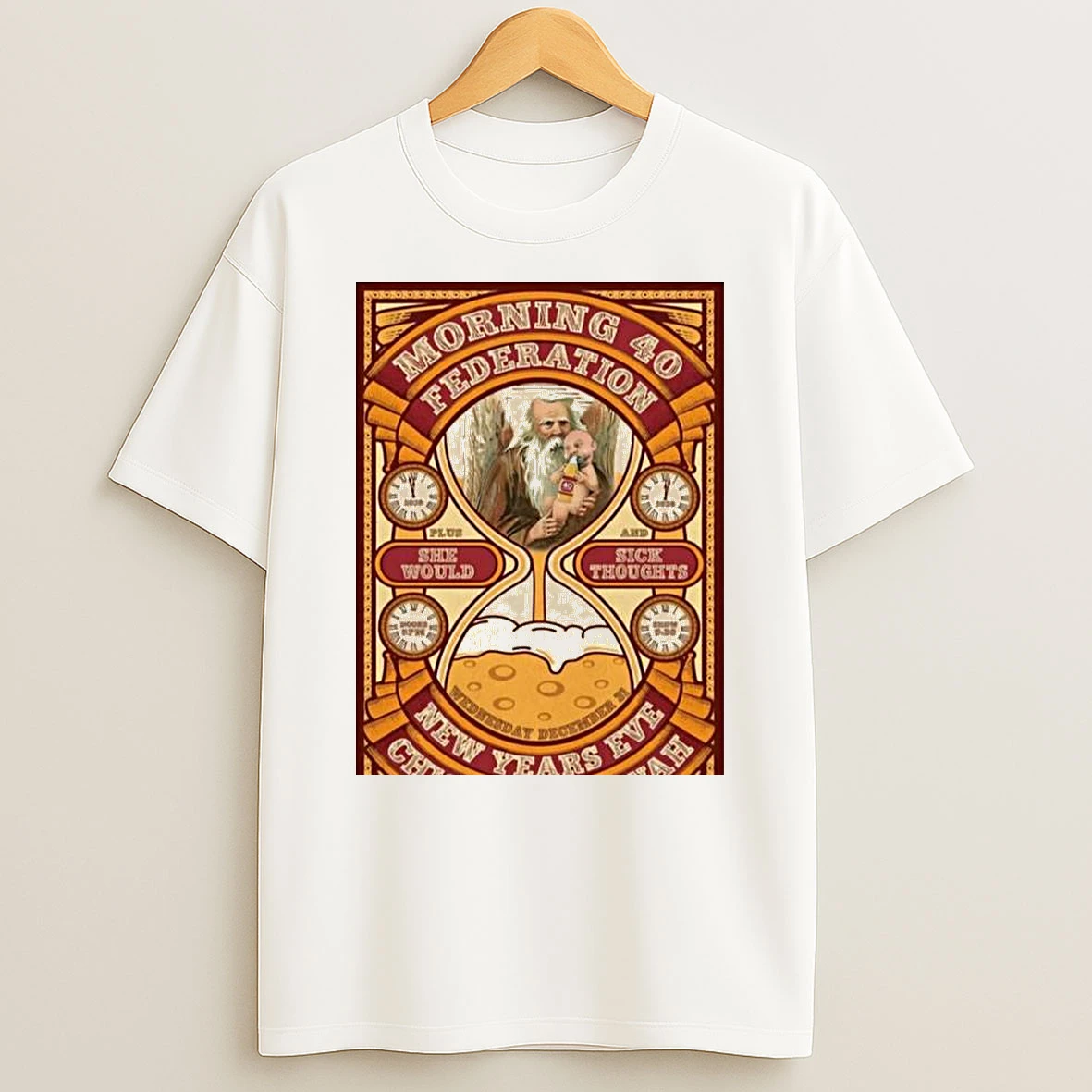 Morning 40 Federation Nye New Orleans La December 31 2025 Concert T Shirt