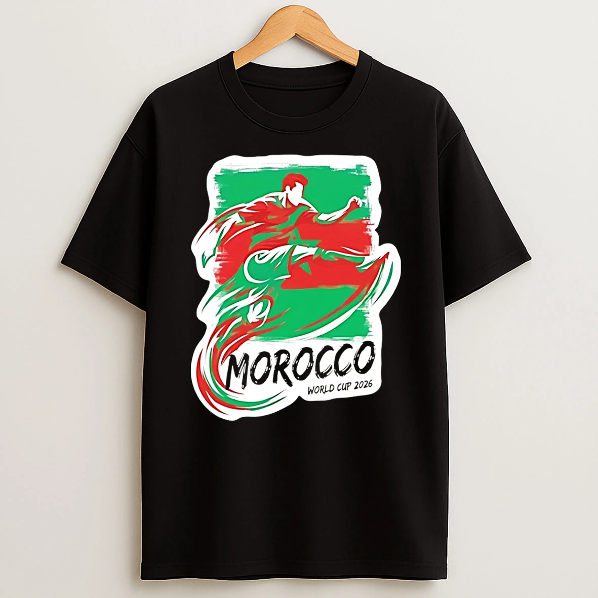 Morocco World Cup 2026 Football Player T Shirt