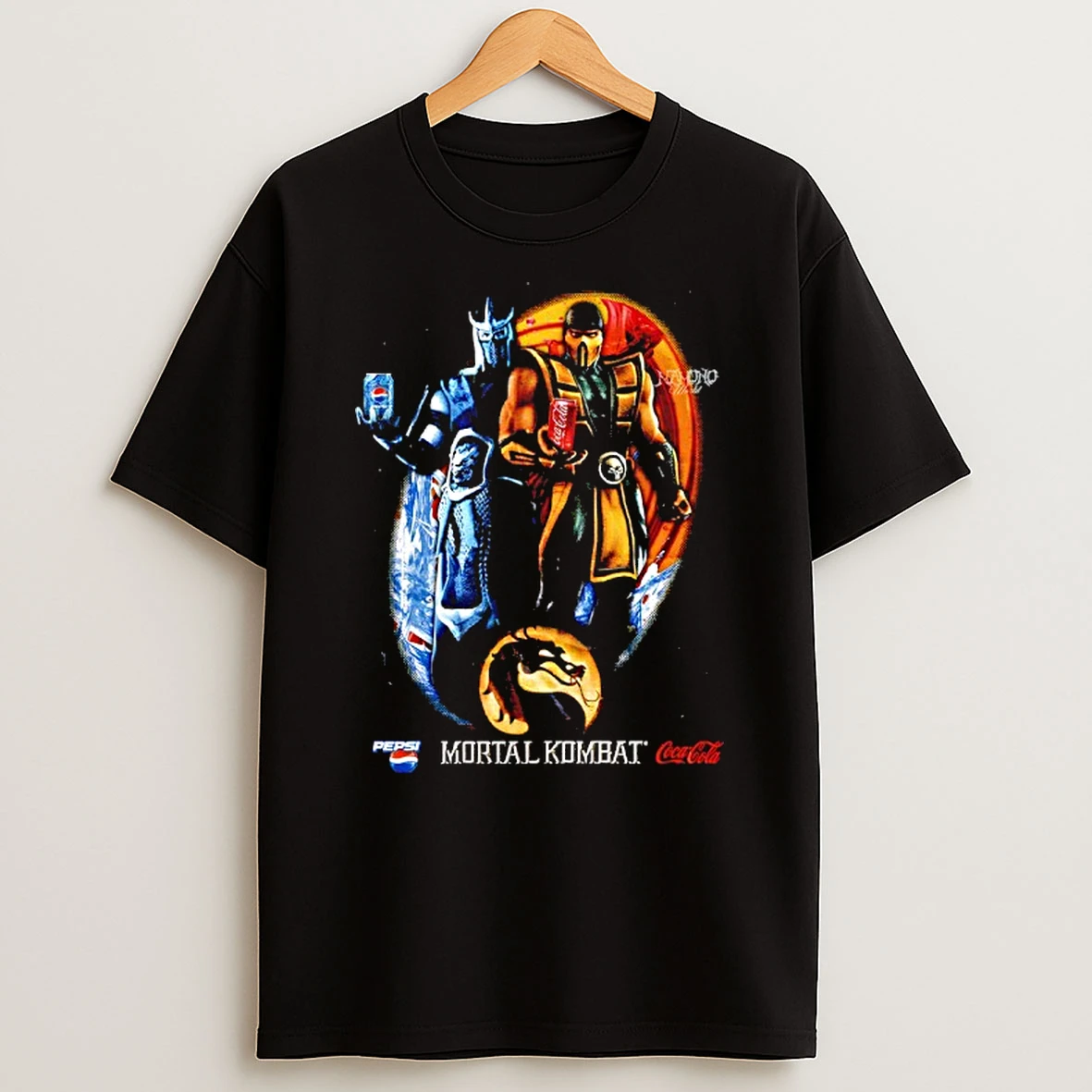 Mortal Kombat Pepsi X Coca Cola T Shirt
