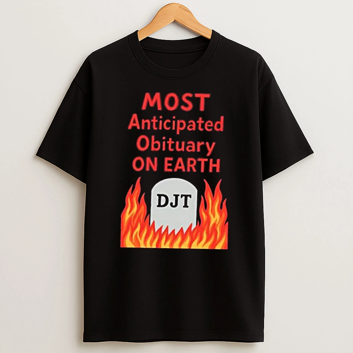 Most Anticipated Obituary On Earth Djt Fire T Shirt
