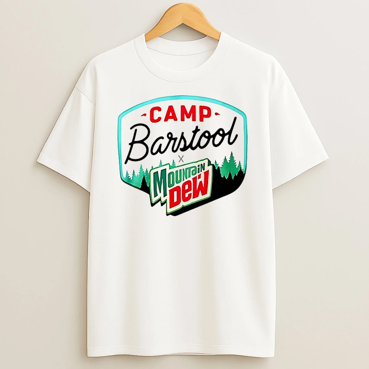 Mountain Dew Camp Logo T Shirt
