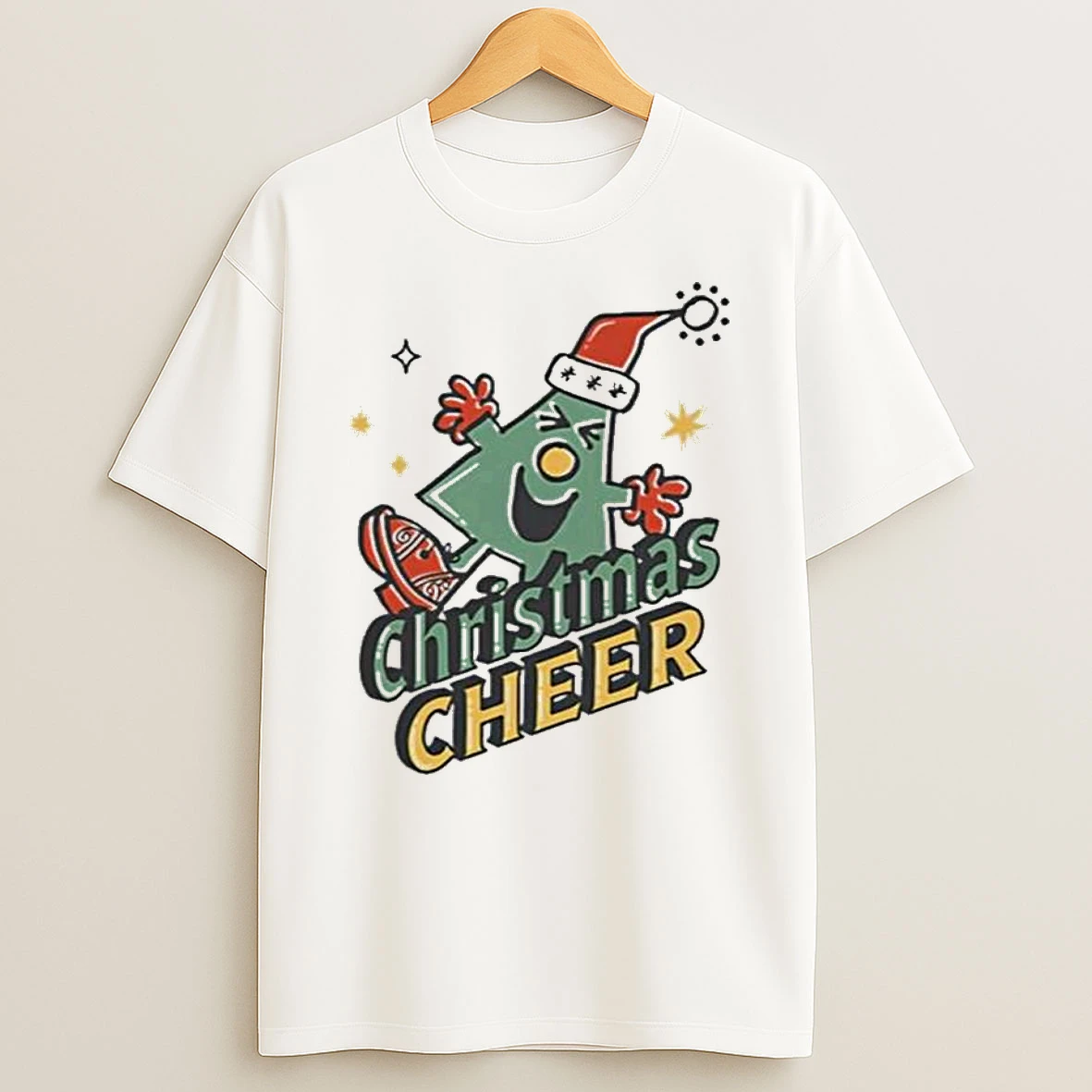 Mr Men Christmas Cheer Holiday T Shirt