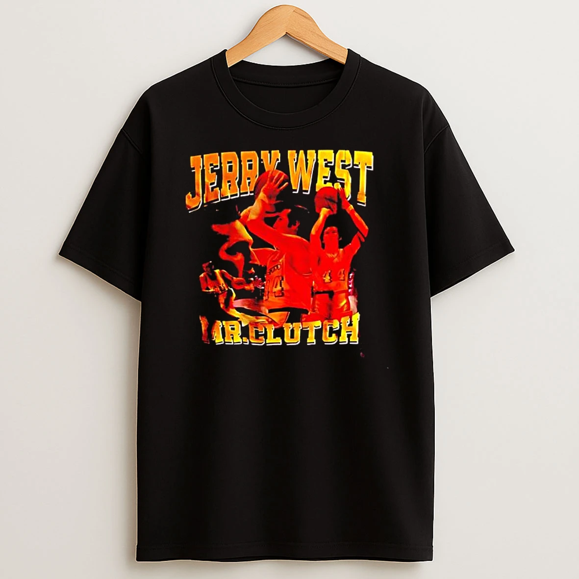 Mr Clutch Nba Legend Jerry West Graphic T Shirt