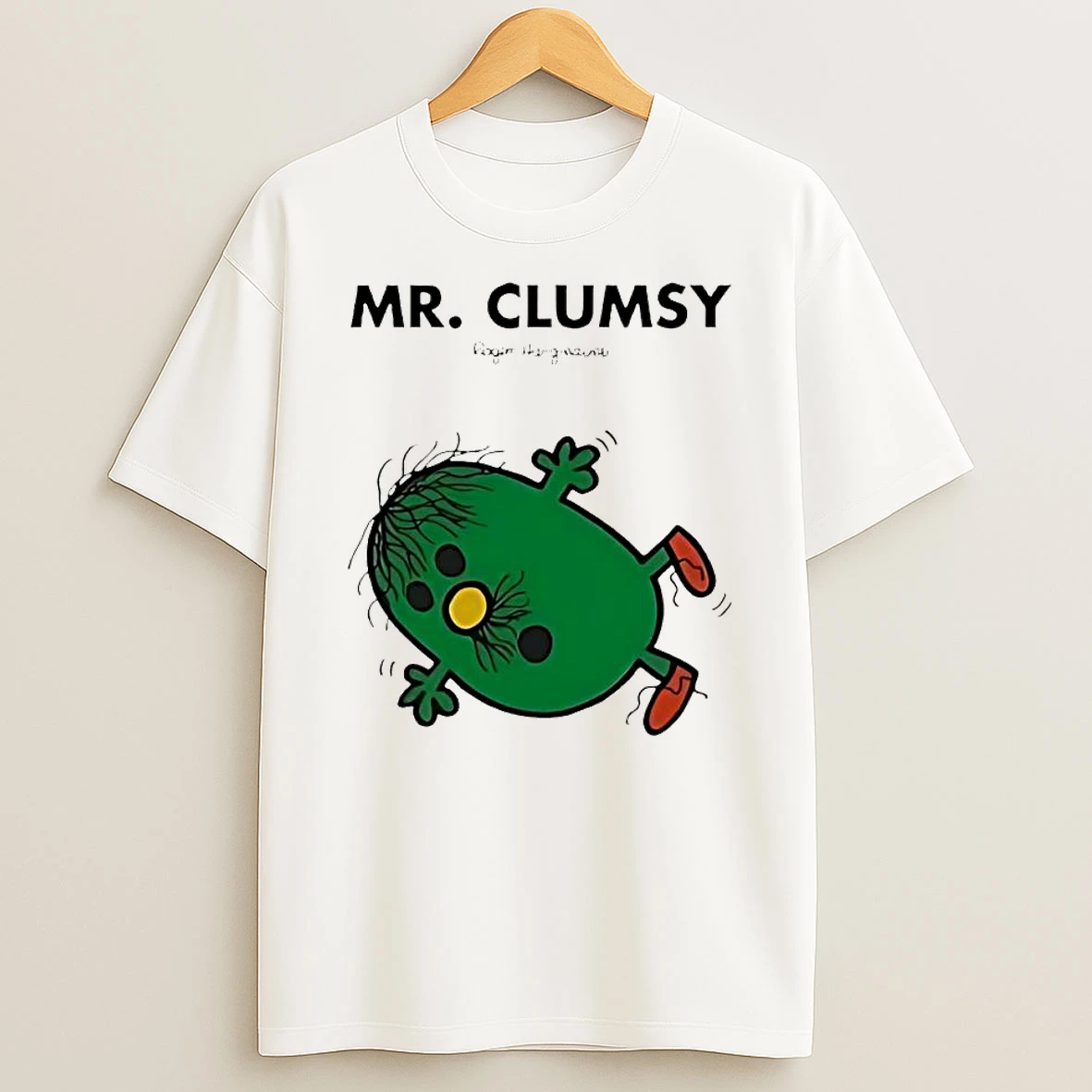 Mr Men Little Miss Mr Clumsy T Shirt