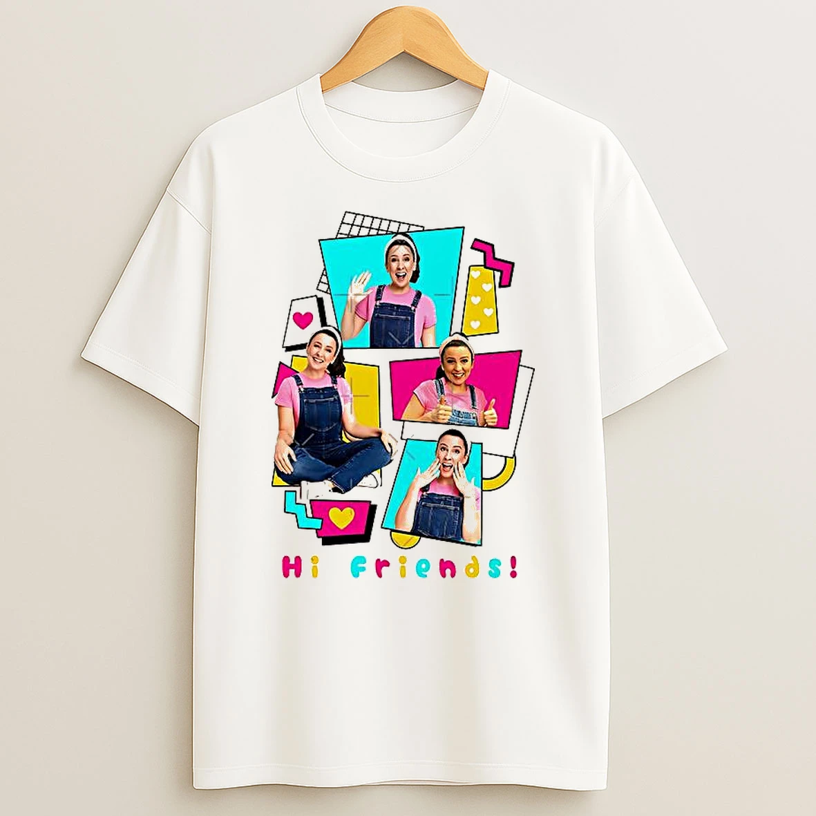 Ms Rachel 80s Hi Friends T Shirt
