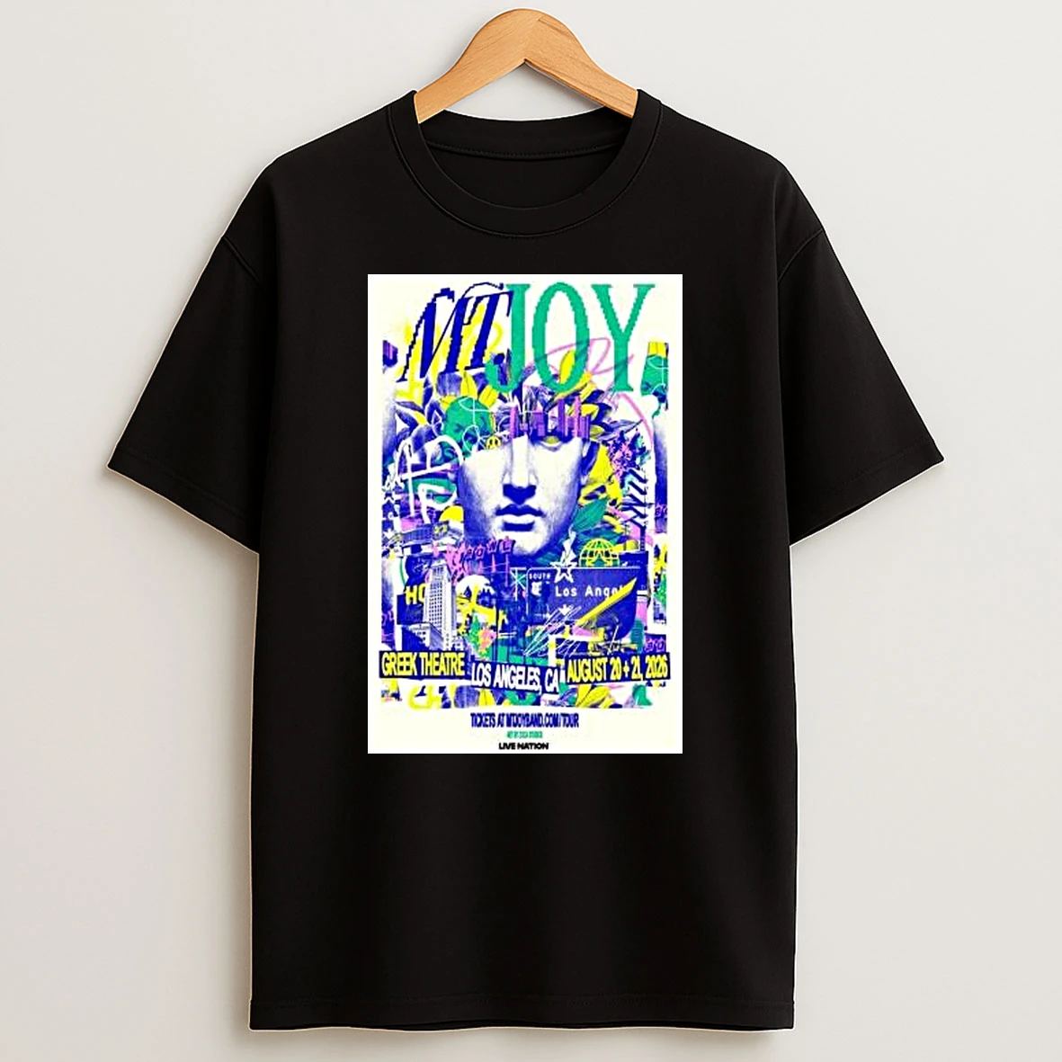 Mt Joy Greek Theatre Los Angeles Ca Aug 20 21 2026 T Shirt
