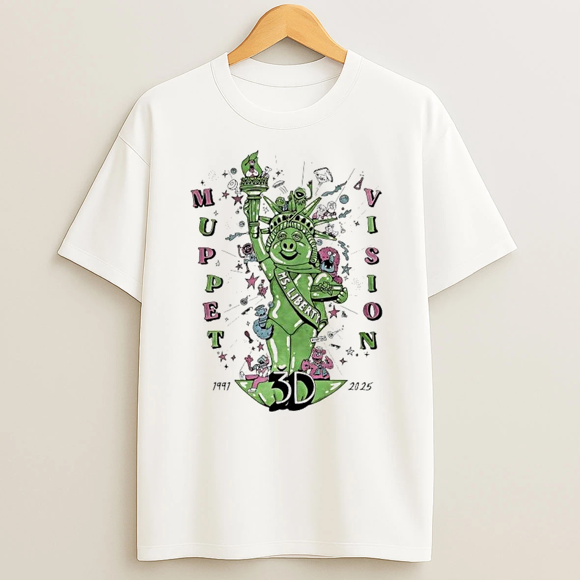 Muppet Vision 3d 1991 2025 Graphic T Shirt