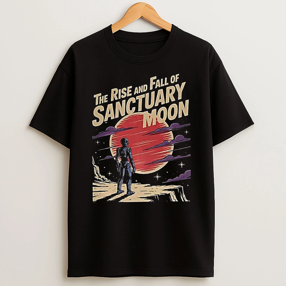 Murderbot Diaries The Rise And Fall Of Sanctuary Moon Comic T Shirt