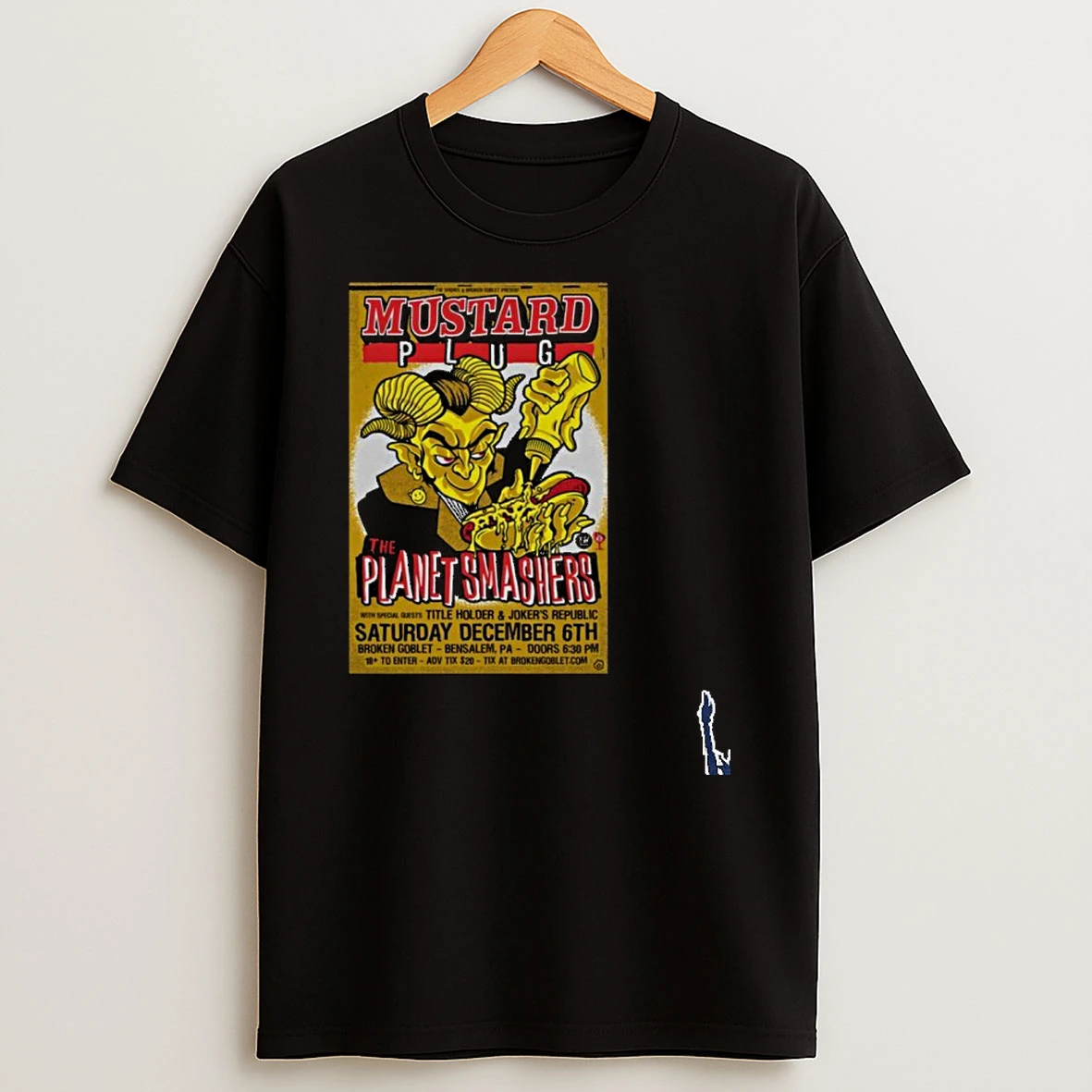 Mustard Plug And The The Planet Smashers Dec 6 2025 In Bensalem Pa T Shirt