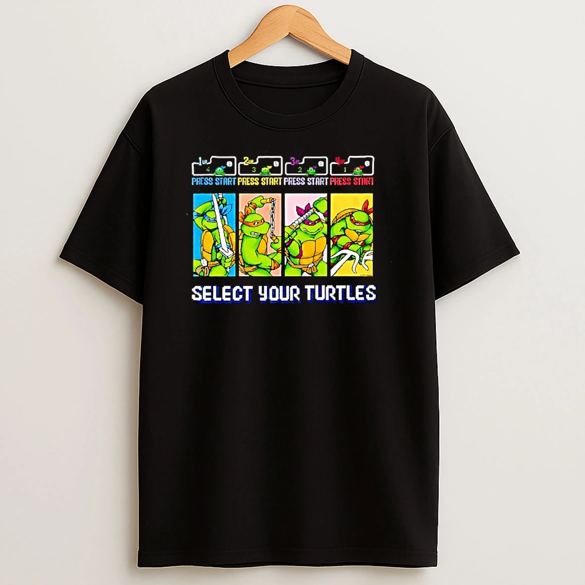 Mutant Ninja Turtles Select Your Turtles Graphic T Shirt