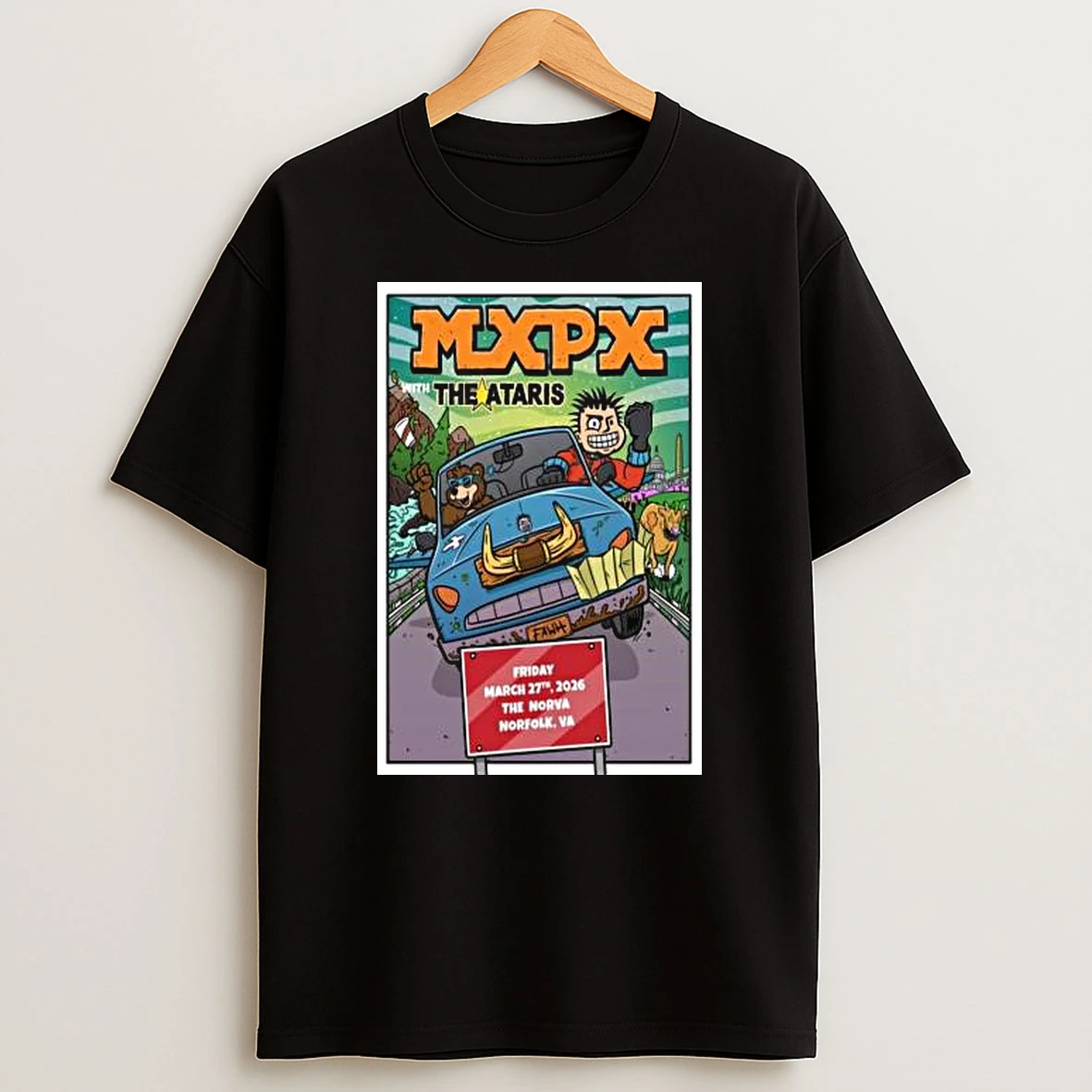 Mxpx Norfolk Va March 27 2026 Concert T Shirt