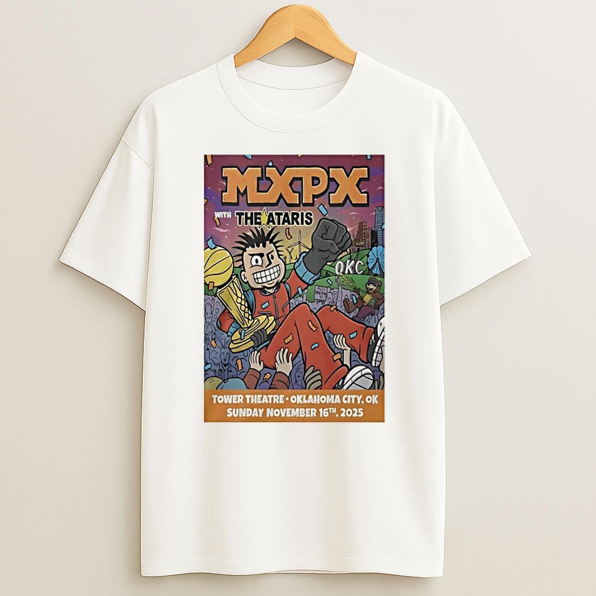 Mxpx With The Ataris Oklahoma City Ok November 16 2025 T Shirt