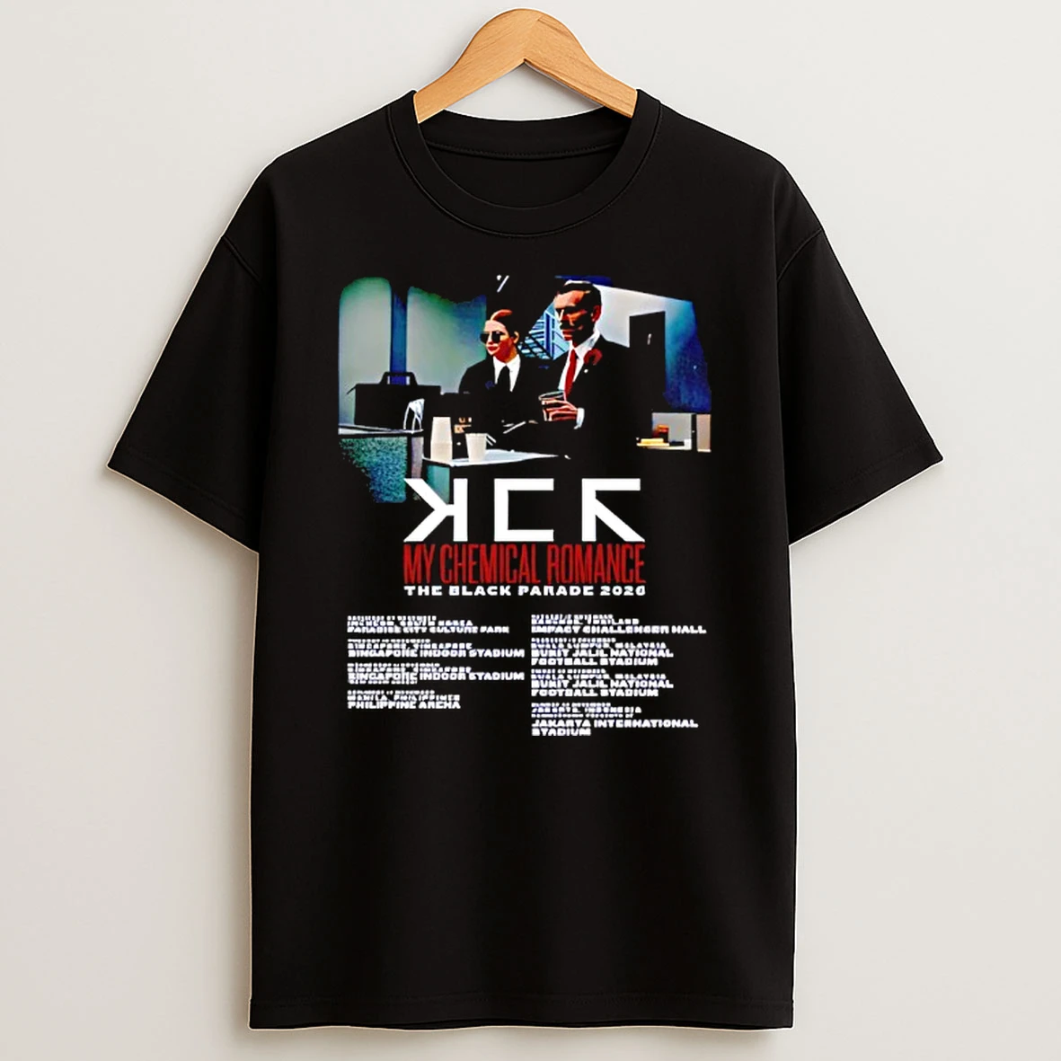 My Chemical Romance The Black Parade 2026 Southeast Asia Schedule Dates T Shirt
