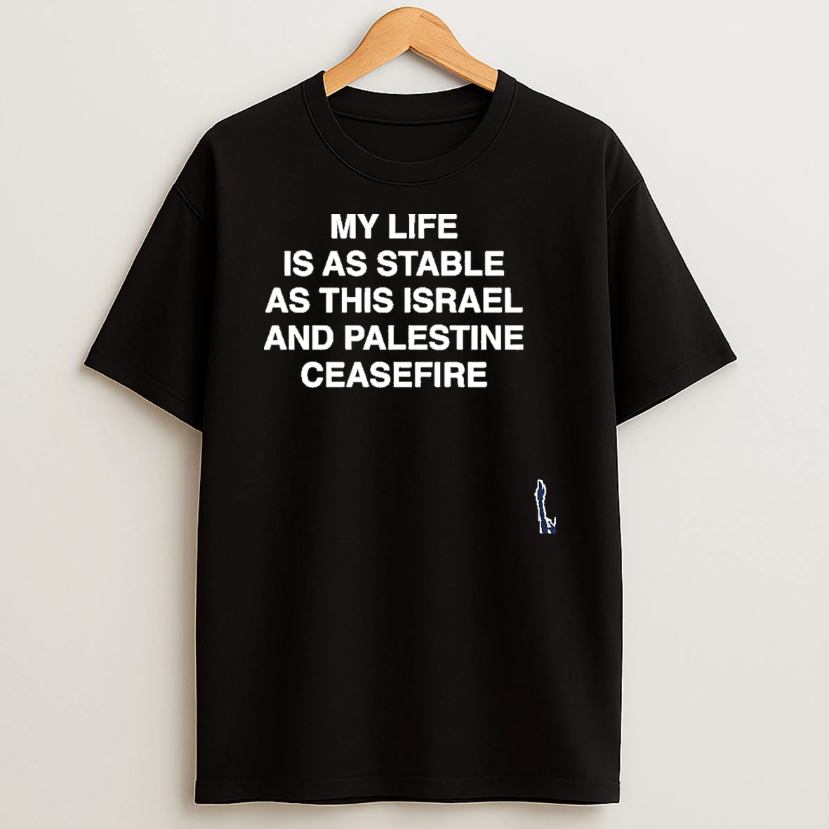 My Life Is As Stable As This Israel And Palestine Ceasefire T Shirt