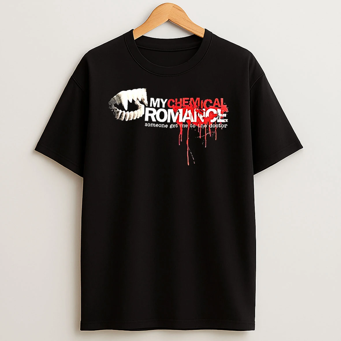 My Chemical Im Not Okay Someone Get Me To The Doctor Vampire Teeth T Shirt