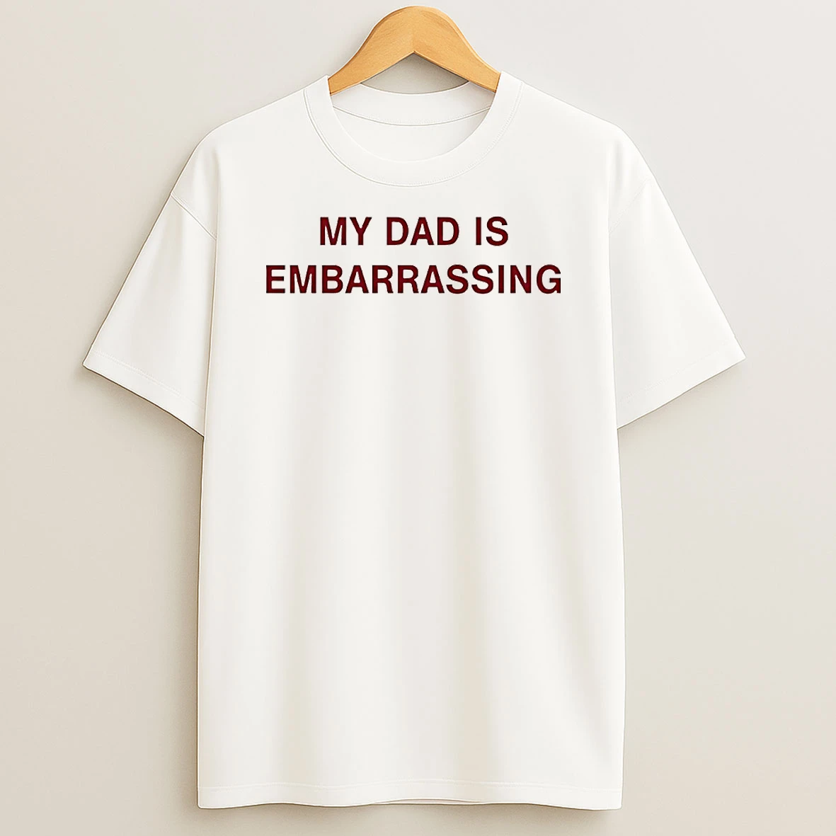 My Dad Is Embarrassing Circle T Shirt