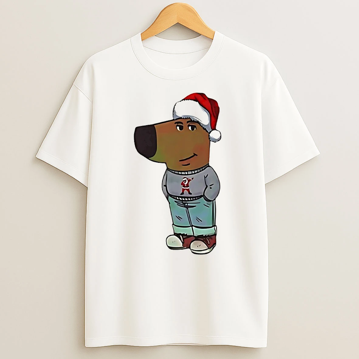 My New Character Is A Chill Guy Christmas Circle T Shirt