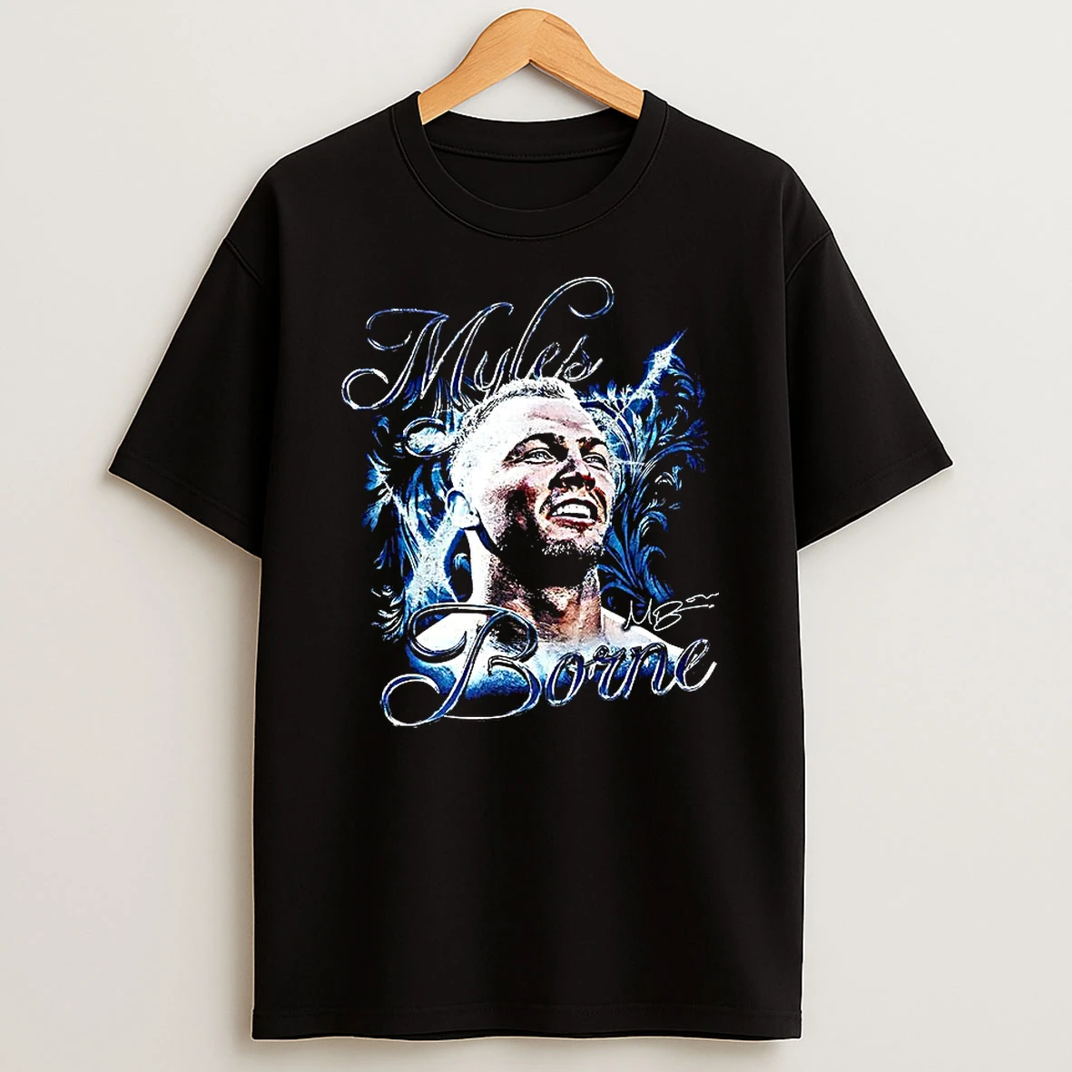 Myles Borne Wwe Grunge Signature T Shirt