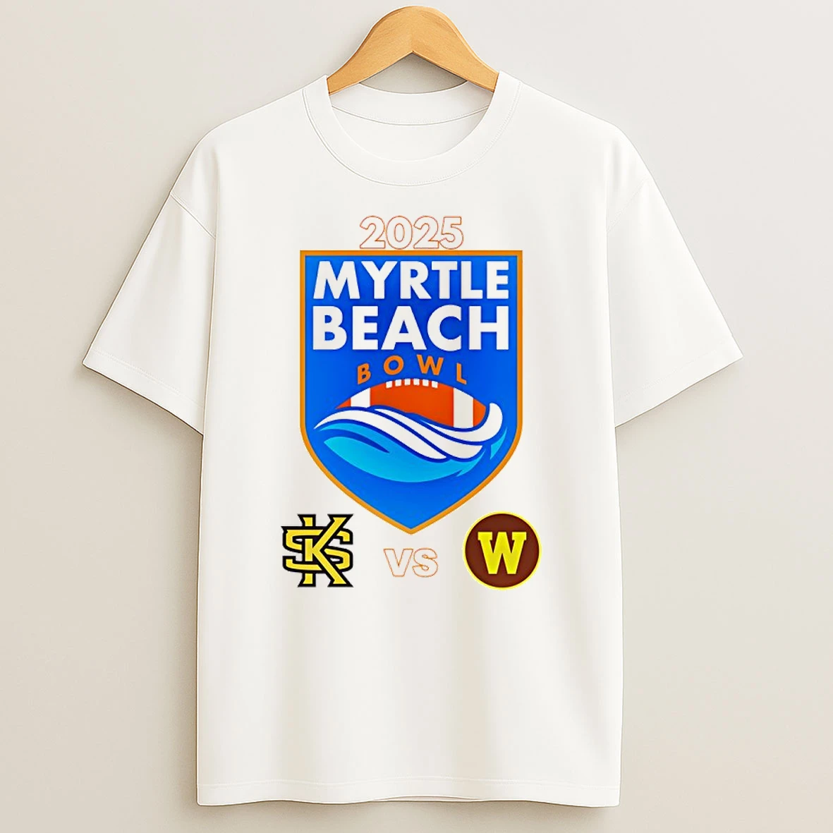 Myrtle Beach Bowl 2025 Kennesaw State Vs Western Michigan T Shirt
