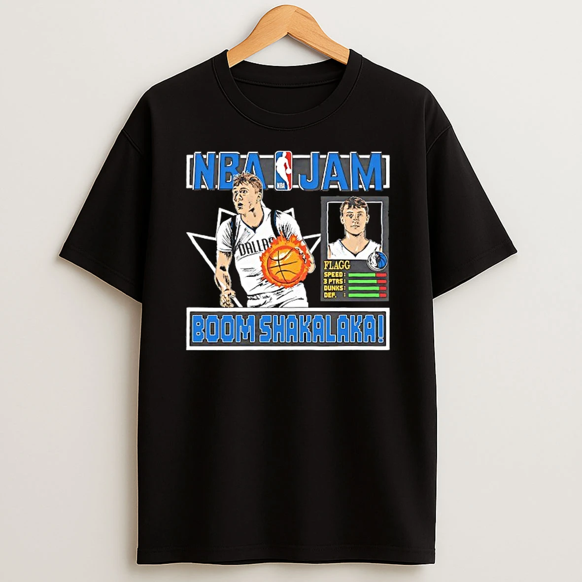 Nba Jam Cooper Flagg Dallas Mavericks Boom Shakalaka T Shirt