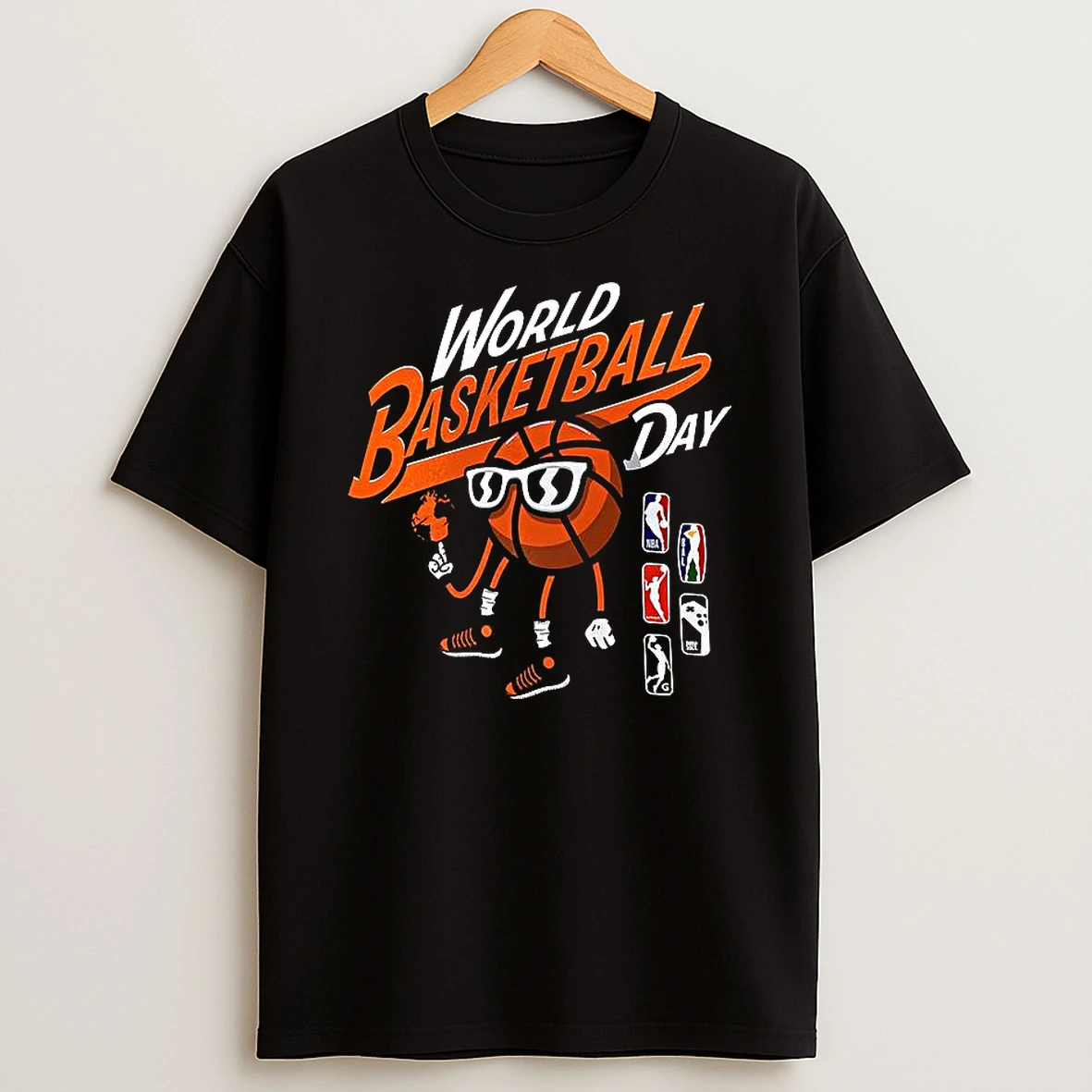Nba World Basketball Day Logo T Shirt
