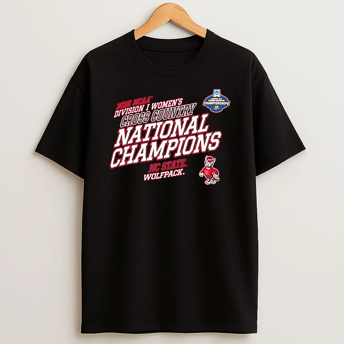 Nc State Wolfpack 2025 Ncaa D1 Womens Cross Country National Champions T Shirt