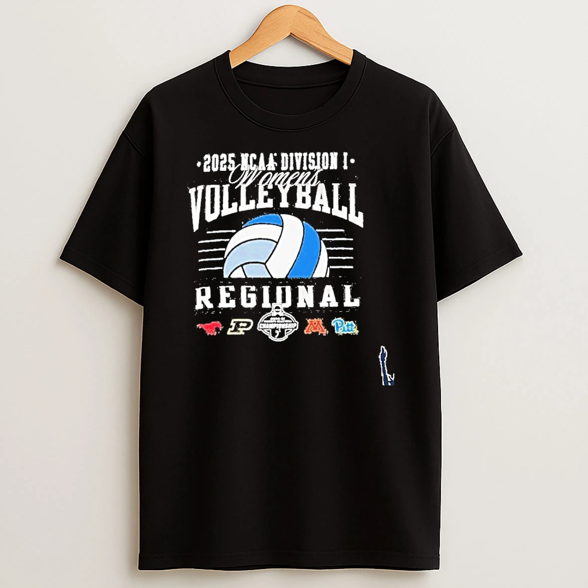 Ncaa Di Womens Volleyball Regional 2025 Smu Purdue Minnesota And Pitt T Shirt