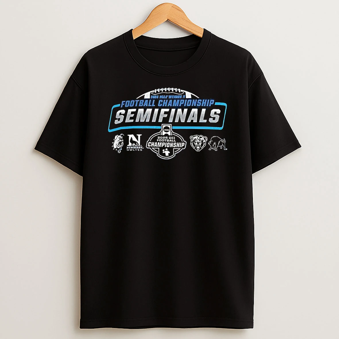 Ncaa Division Ii Football Championship Semifinals 2025 Sport Teams Logo T Shirt