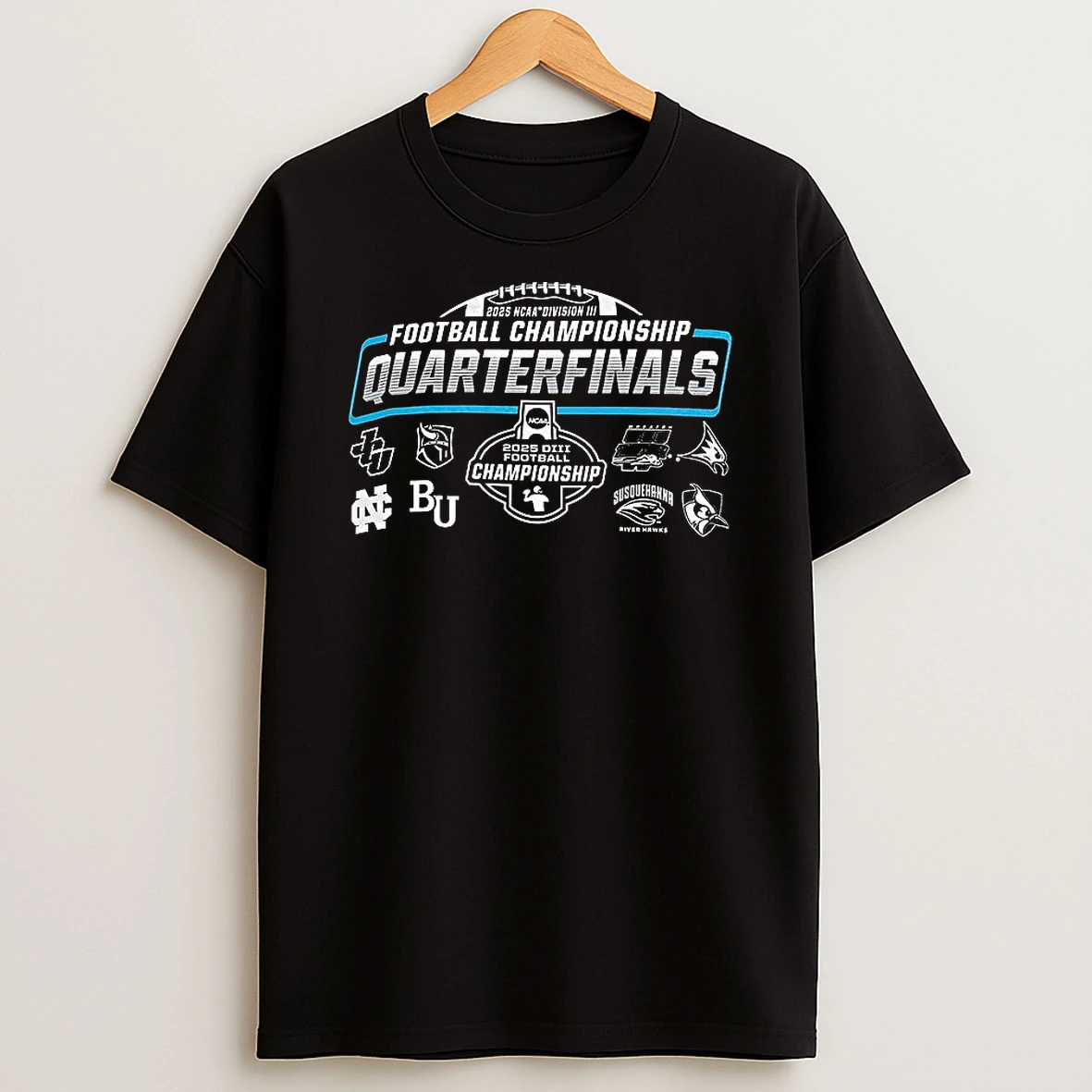 Ncaa Division Iii Football Quarterfinals 2025 Championship Sport Teams Logo T Shirt