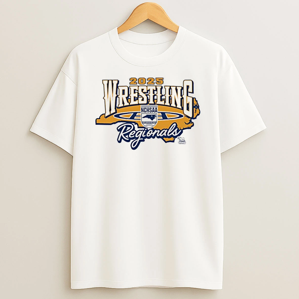 Nchsaa Wrestling All Regionals 2025 T Shirt