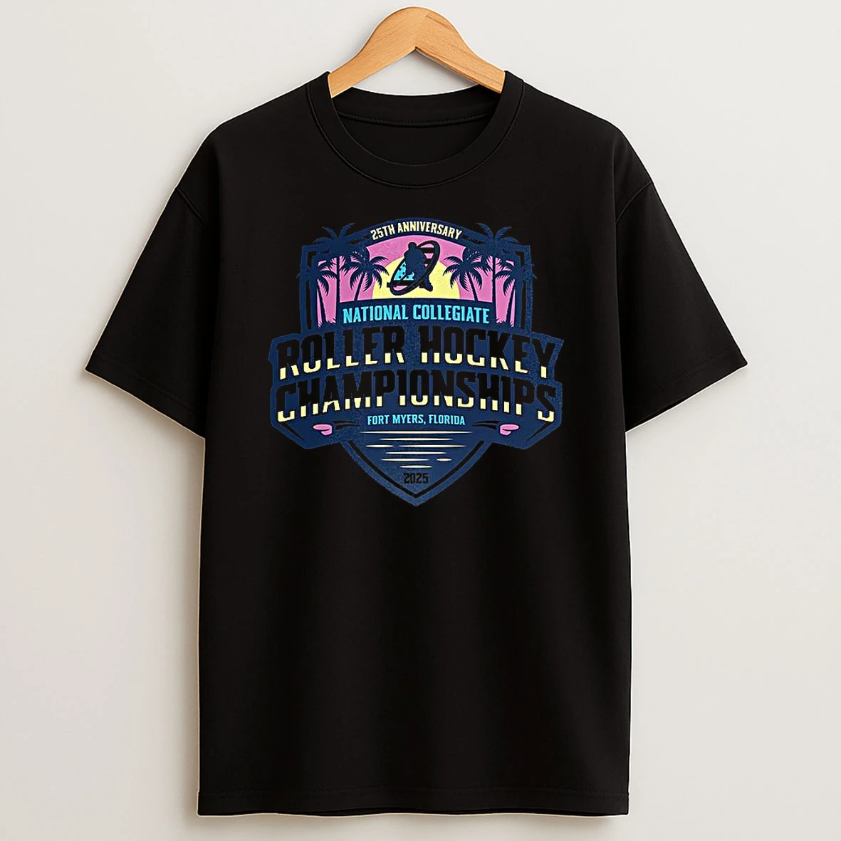 Ncrha National Collegiate Roller Hockey Championships 2025 Logo T Shirt