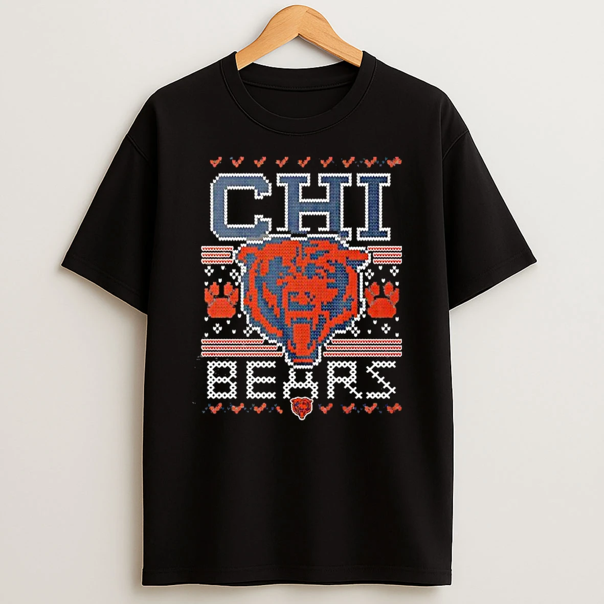 Nfl Chicago Bears Holiday Ugly Christmas T Shirt