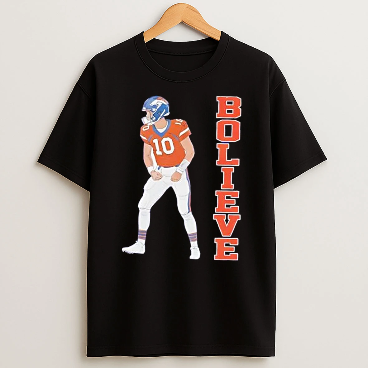 Nfl Denver Broncos Bo Nix Bolieve Denver Football Game Day T Shirt