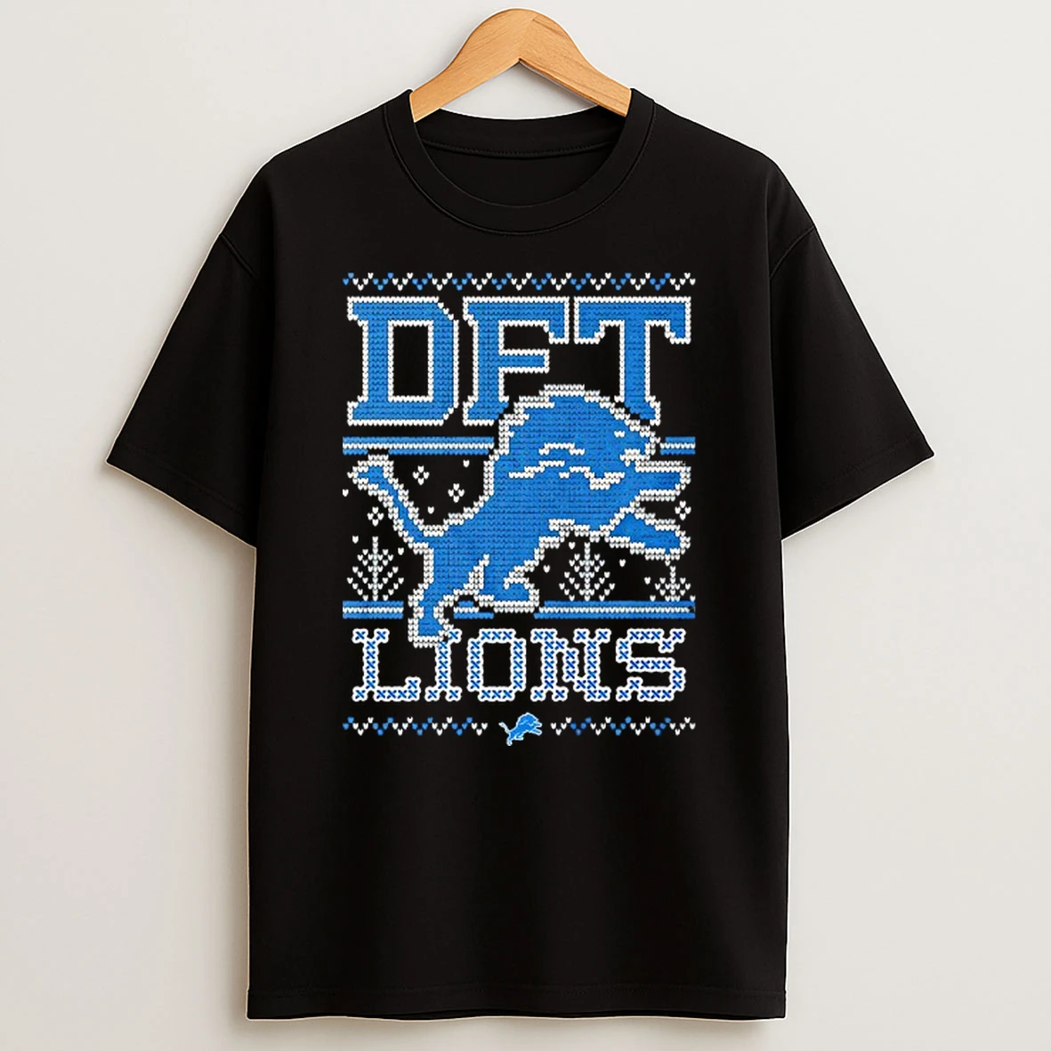 Nfl Detroit Lions Holiday Ugly Christmas T Shirt