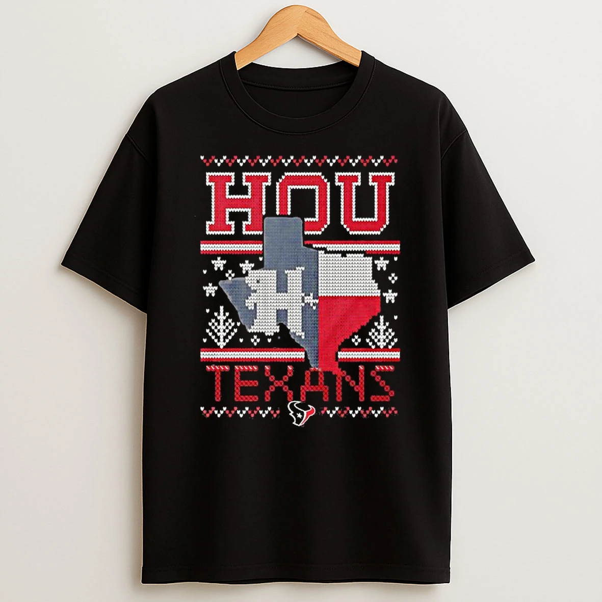 Nfl Houston Texans Holiday Ugly Christmas T Shirt