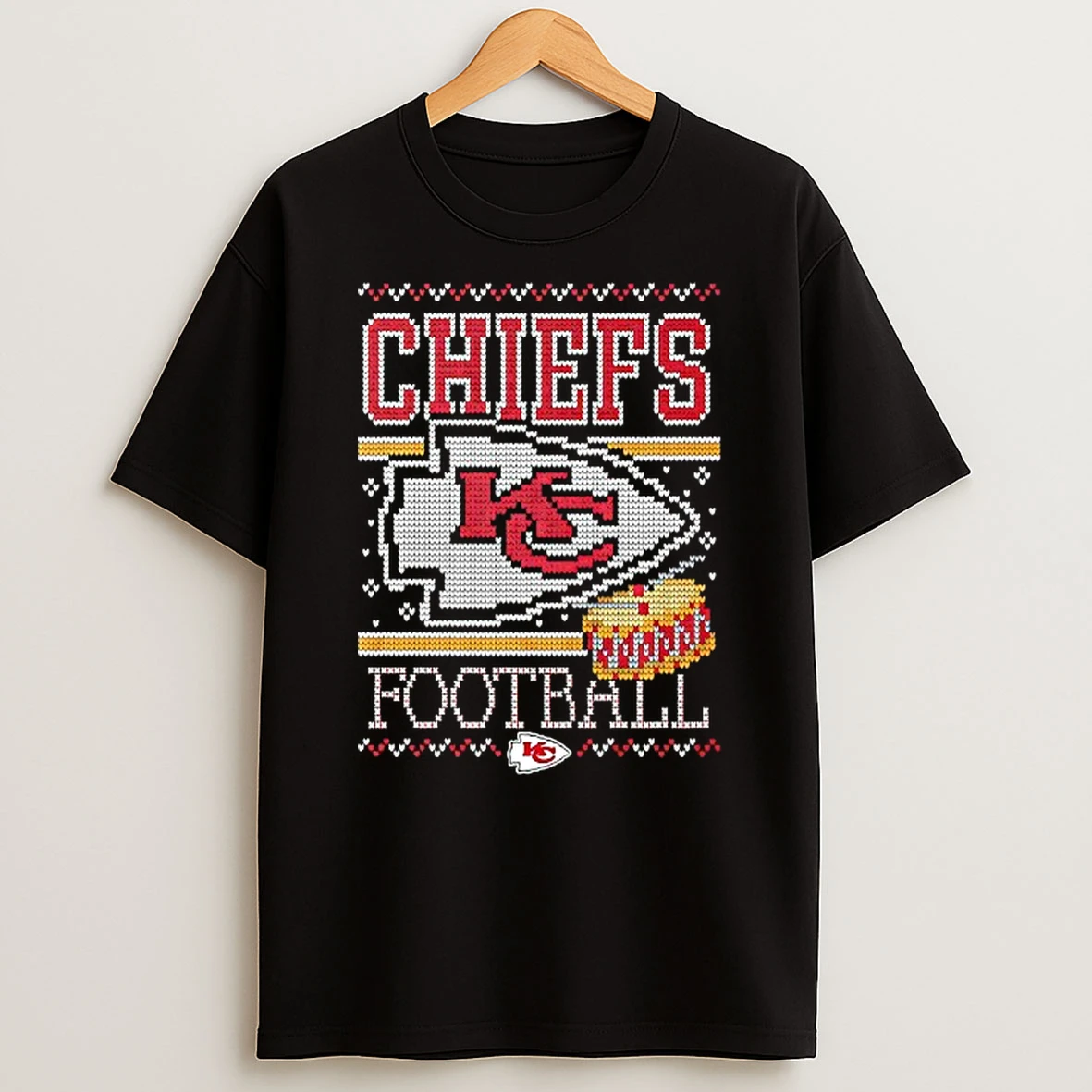 Nfl Kansas City Chiefs Holiday Ugly Christmas T Shirt