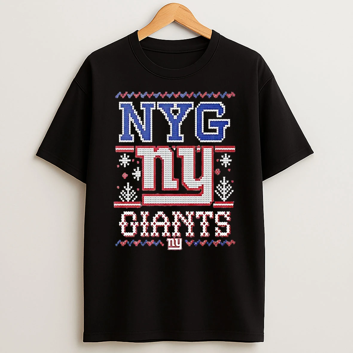 Nfl New York Giants Holiday Ugly Christmas T Shirt