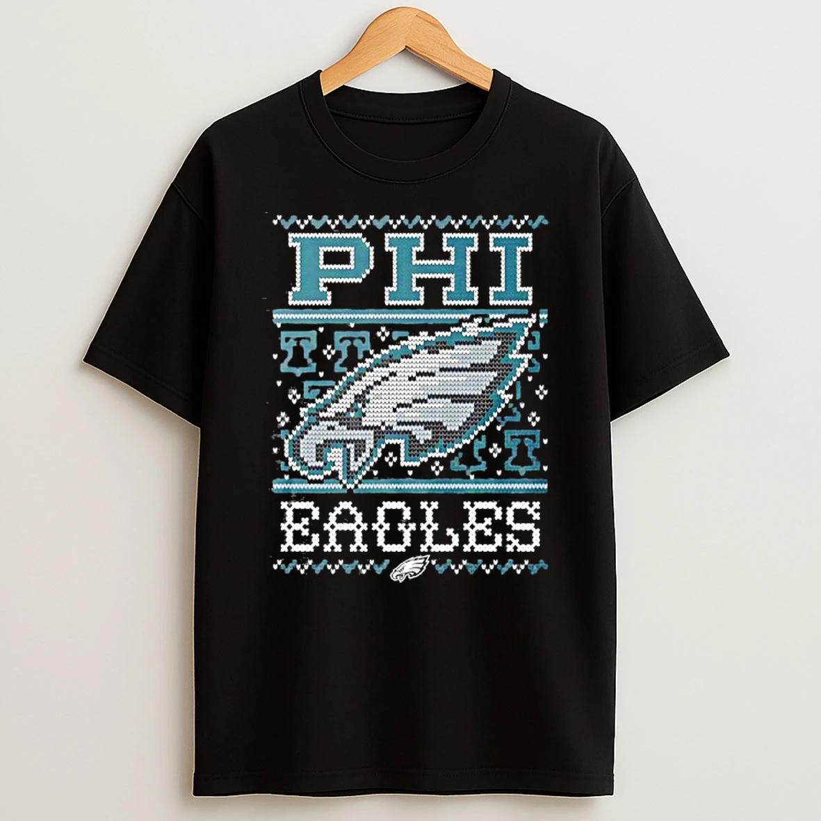 Nfl Philadelphia Eagles Holiday Ugly Christmas T Shirt