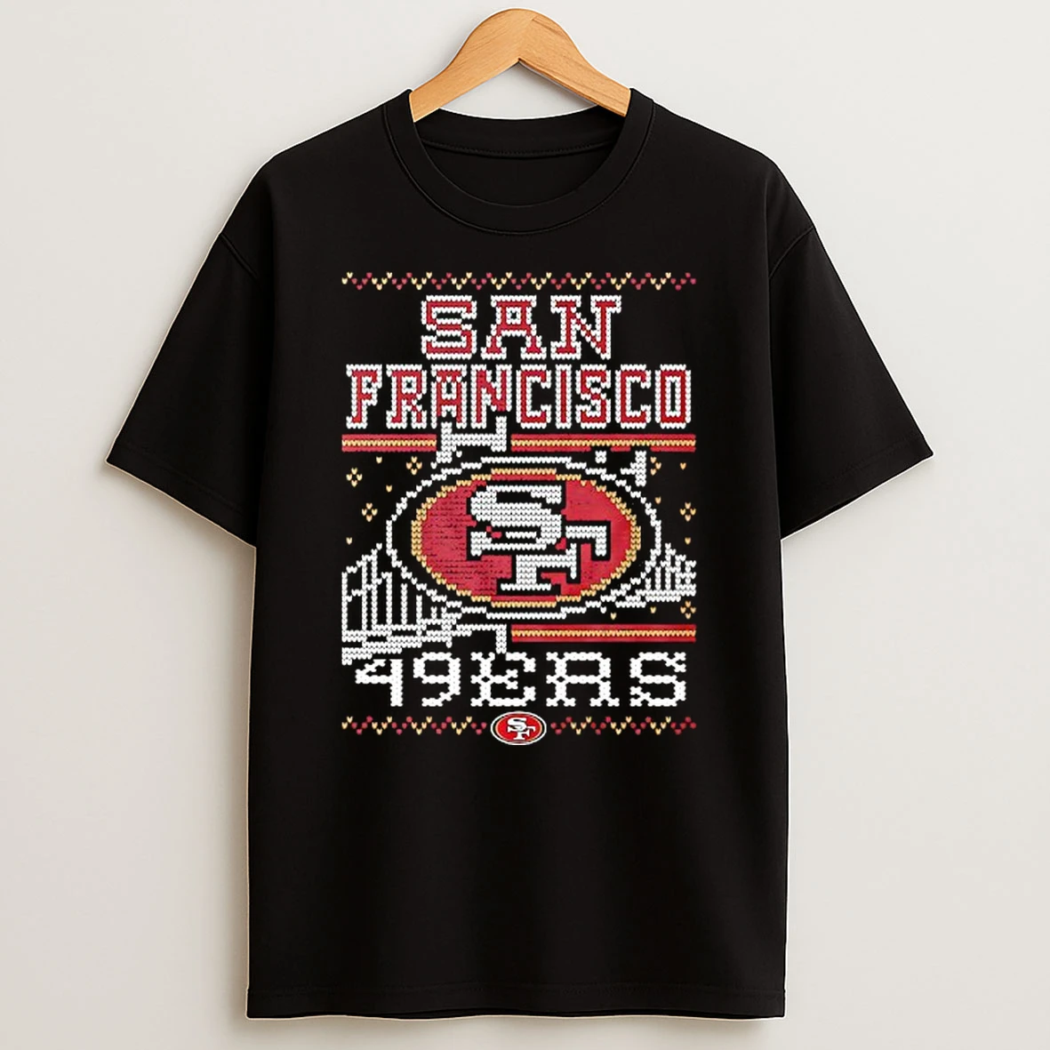 Nfl San Francisco 49ers Holiday Ugly Christmas T Shirt