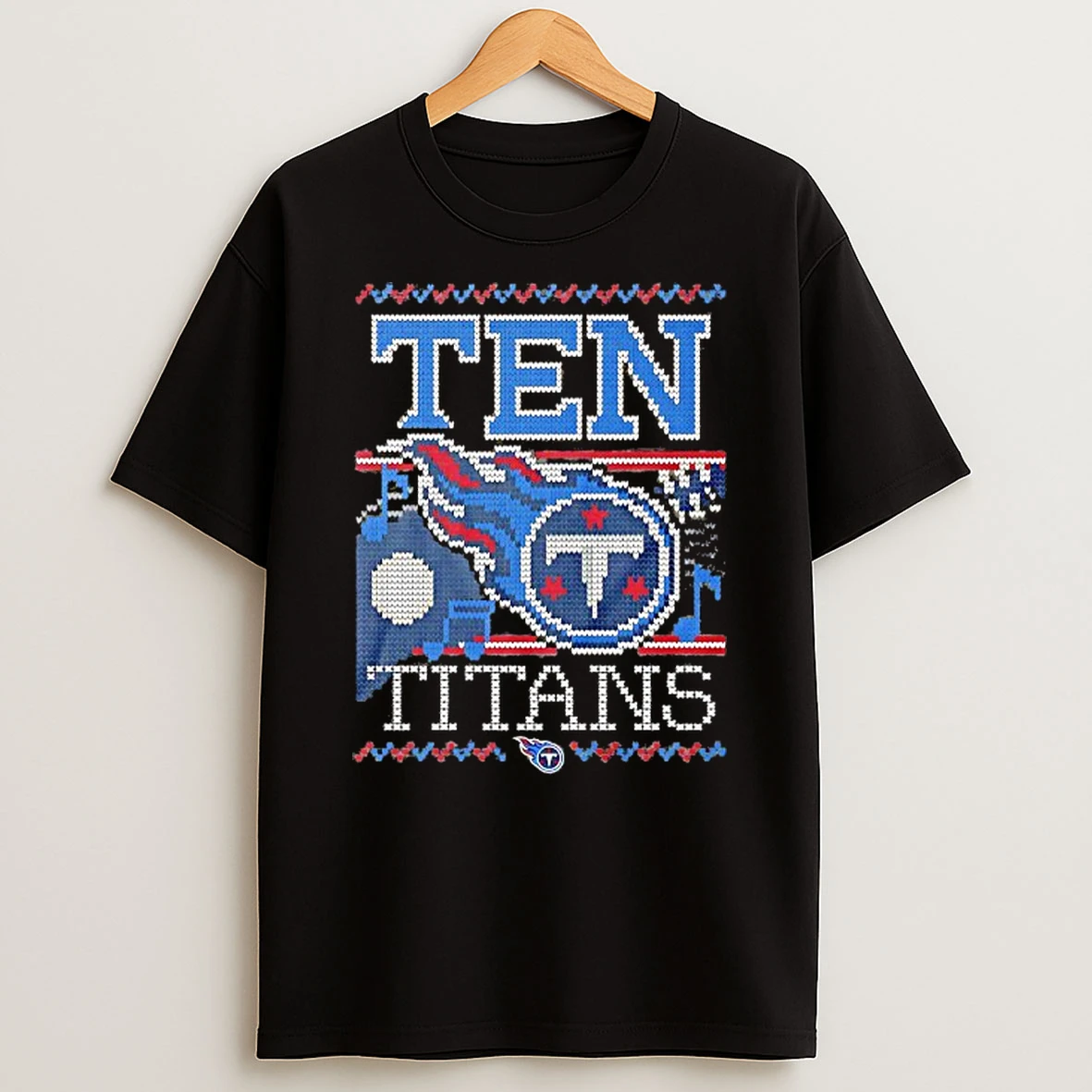 Nfl Tennessee Titans Holiday Ugly Christmas T Shirt