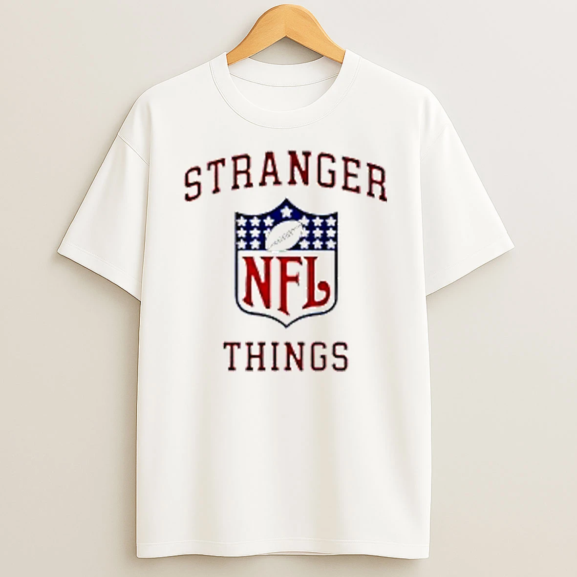 Nfl X Stranger Things Logo Circle T Shirt