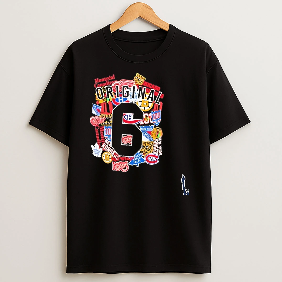 Nhl Starter 6 Logo Collage T Shirt