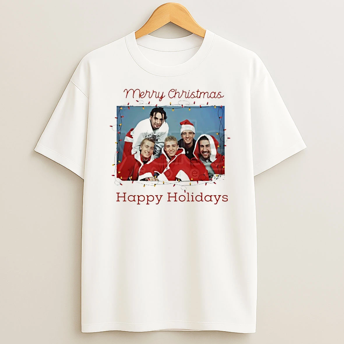Nsync Merry Christmas Happy Holidays Retro T Shirt