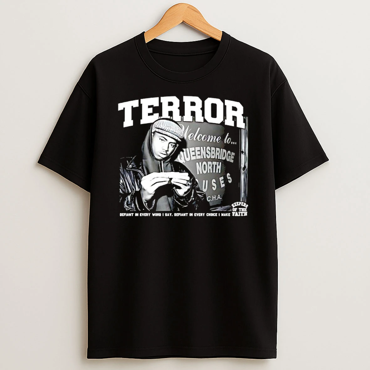 Nas Terror Queensbridge North Houses Graphic T Shirt